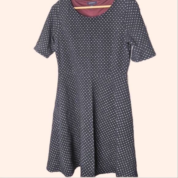 Lands End Stretch Pullover Skater Skirt T-shirt Dress size M Petite - Picture 1 of 9